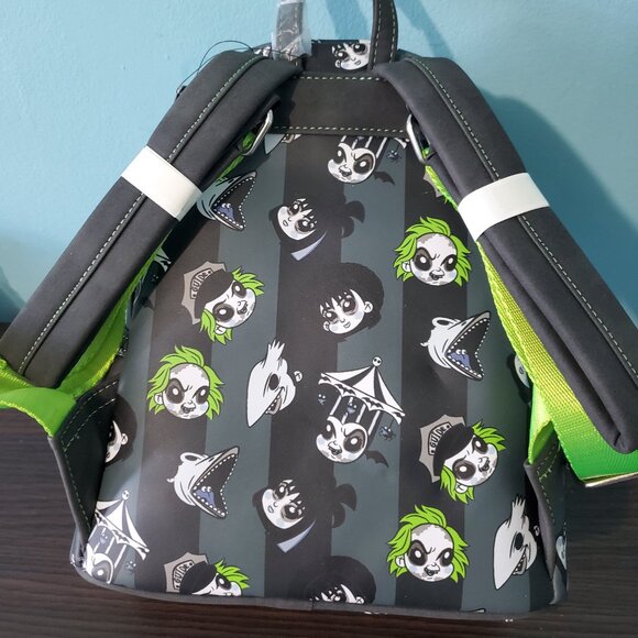 NWT Loungefly Beetlejuice Mini Backpack - Small Shop Exclusive - Picture 7 of 7